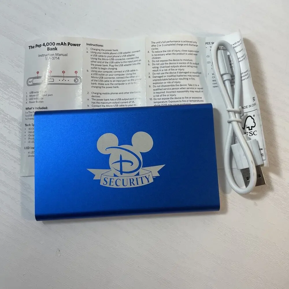 Disney 4000 mAh Portable Power Bank